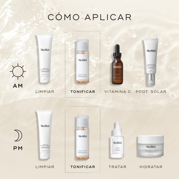 MEDIK8 PRESS & GLOW 200ml - Imagen 3