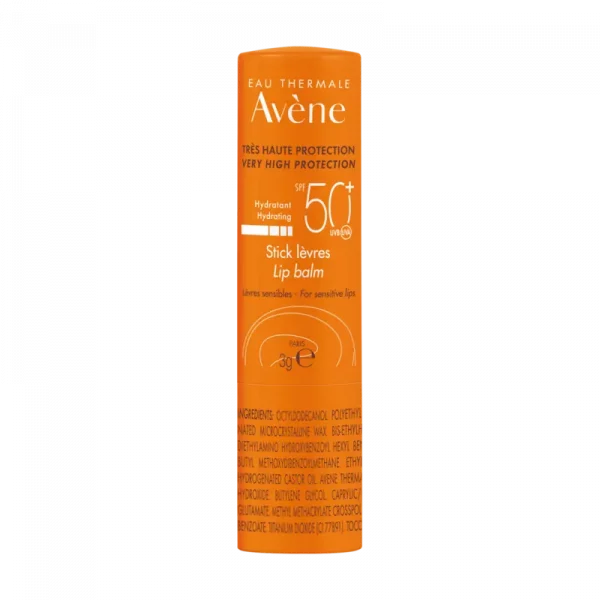 AVÈNE SOLAR BÁLSAMO LABIAL SPF50+ 3gr