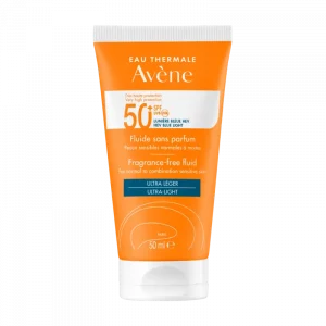AVÈNE SOLAR FLUIDO SIN PERFUME SPF50+ 50 ml