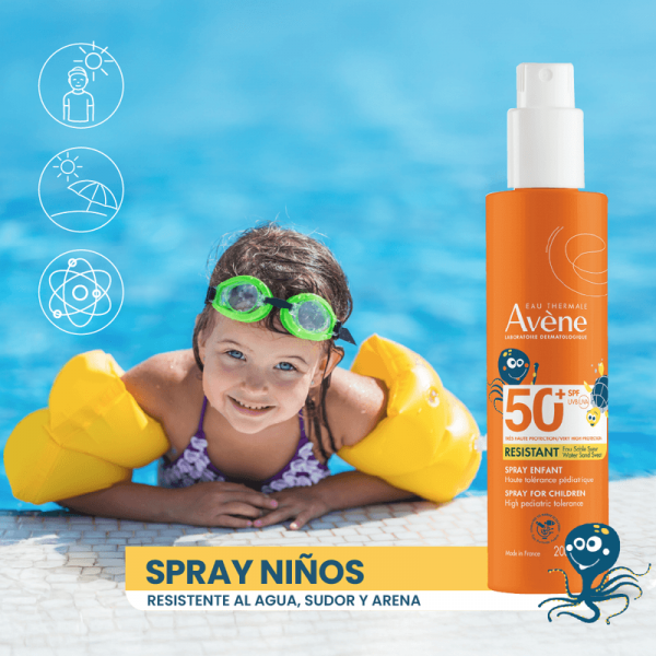 AVÈNE SOLAR SPRAY FAMILIAR SPF50+ - Imagen 4