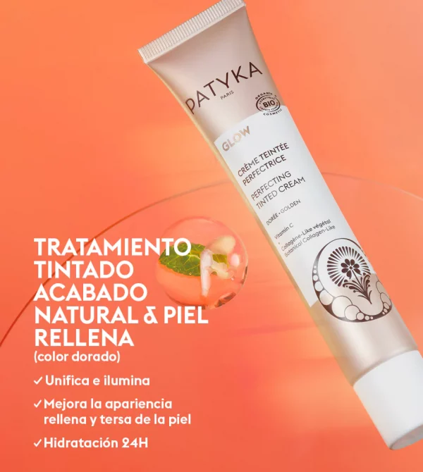 PATYKA CREMA PERFECCIONADORA CON COLOR DORADO 40ml - Imagen 3
