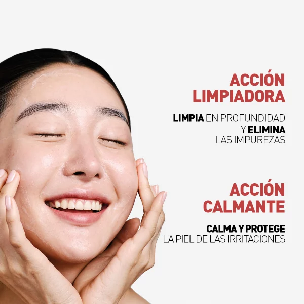 ERBORIAN CENTELLA CLEANSING GEL LIMPIADOR FACIAL 180ml - Imagen 4