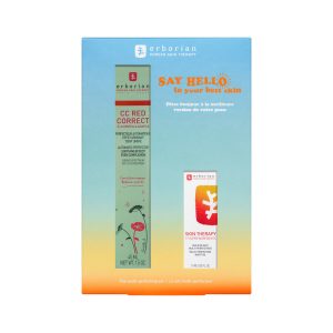 ERBORIAN KIT CC RED CORRECT 45ml + SKIN THERAPY 10ml