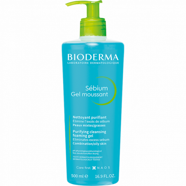BIODERMA SÉBIUM GEL MOUSSANT 500 ml