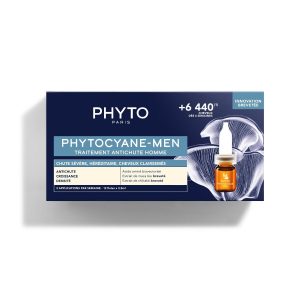 PHYTO PHYTOCYANE TRATAMIENTO ANTICAÍDA HOMBRE 12×3,5ml