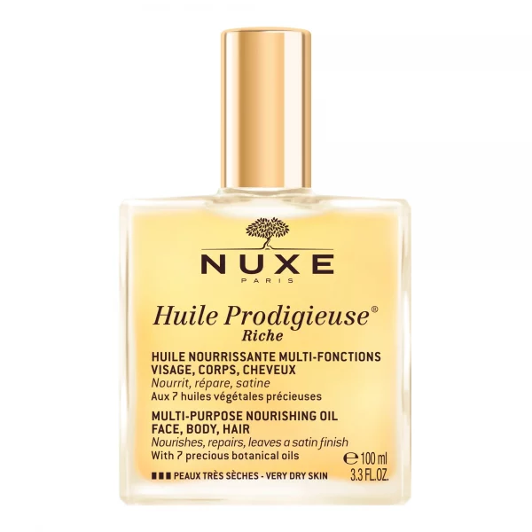 NUXE HUILE PRODIGIEUSE® RICHE ACEITE HIDRATANTE Y NUTRITIVO 100ml