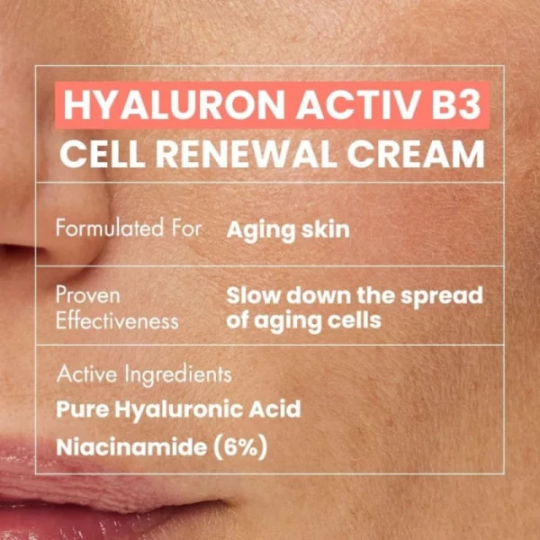 AVÈNE RECARGA HYALURON ACTIV B3 CREMA REGENERADORA CELULAR  50 ml - Imagen 4