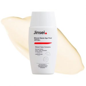 JINSEI MINERAL SENSI-AGE FLUID SPF50+ 50ml