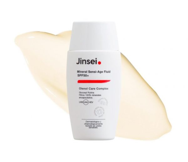 JINSEI MINERAL SENSI-AGE FLUID SPF50+ 50ml