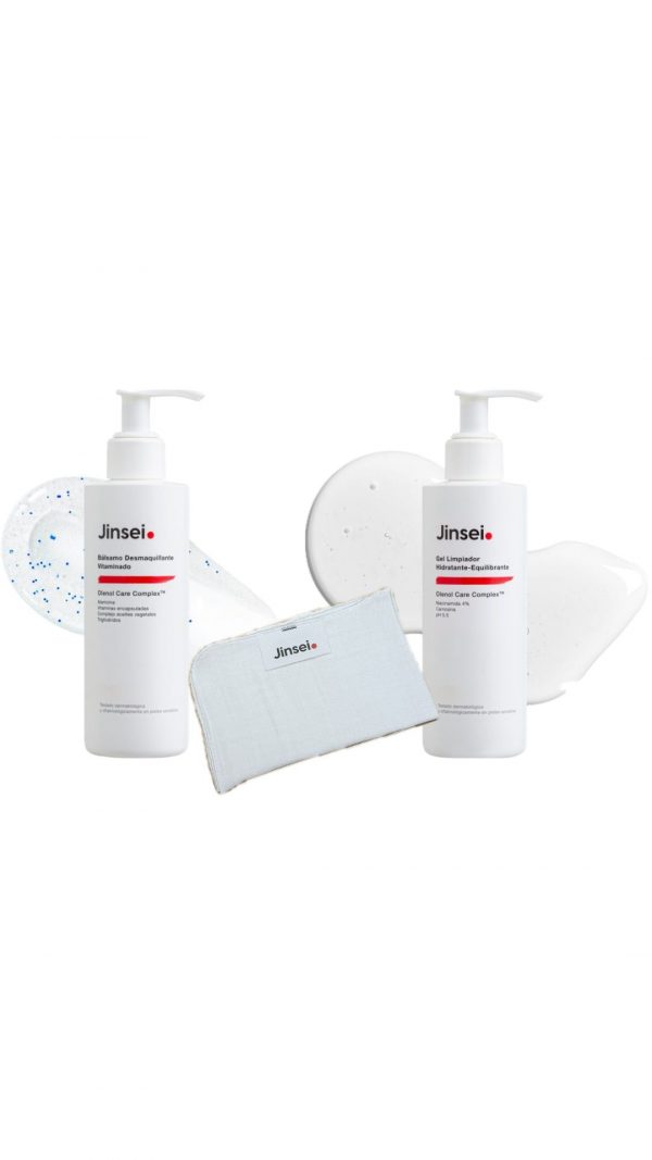 JINSEI DOBLE LIMPIEZA (BÁLSAMO Y GEL) + REGALO MUSELINA
