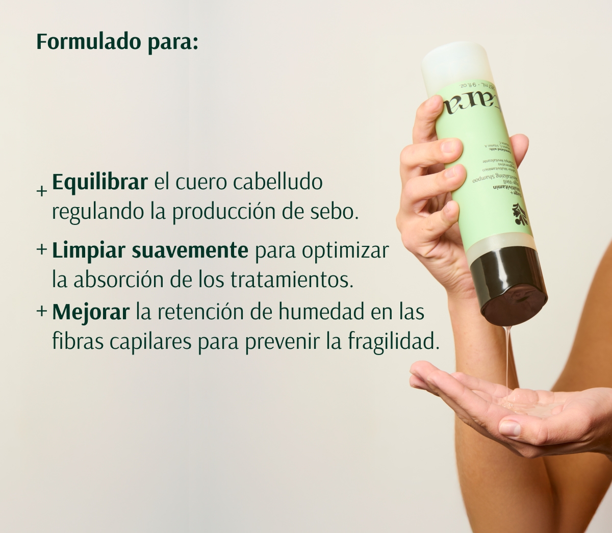TARA SALVIA + MULTIVITAMINICO CHAMPÚ REVITALIZANTE 267ml - Imagen 4