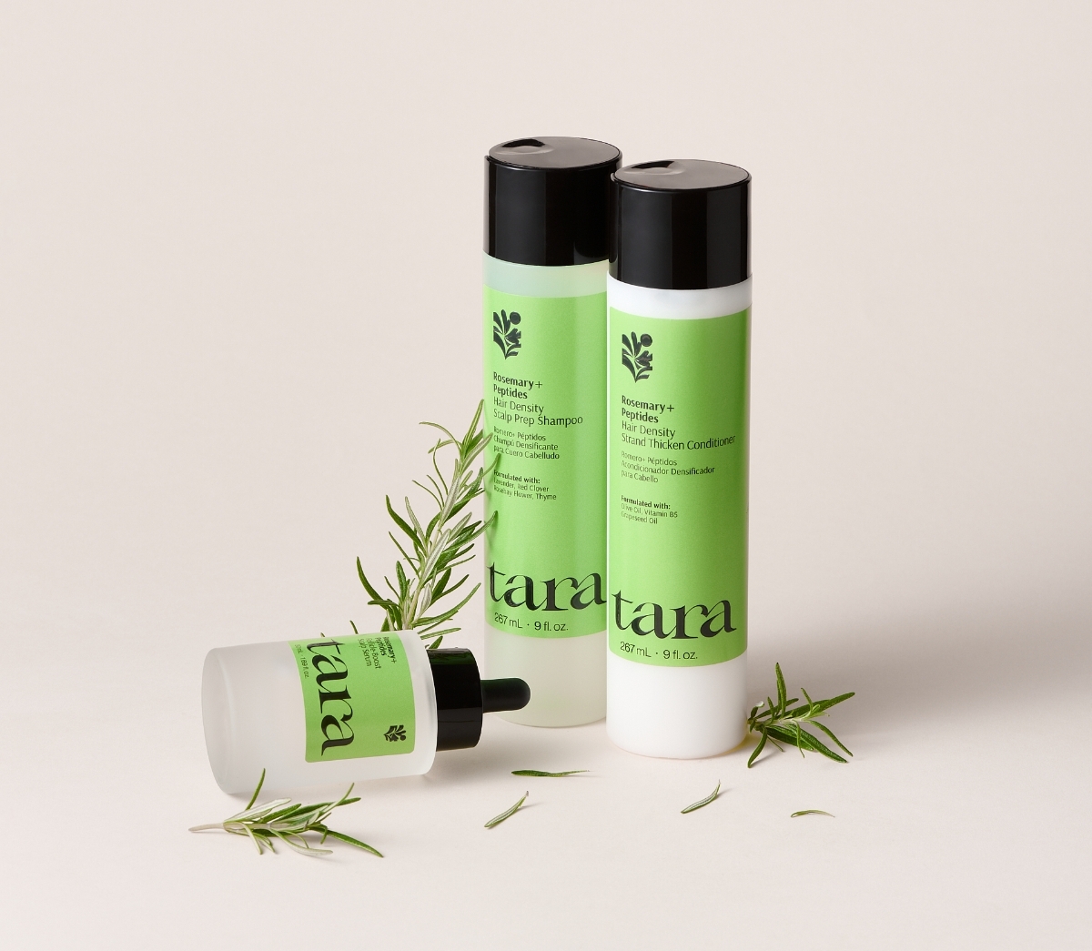TARA ROMERO + PÉPTIDOS CHAMPÚ DENSIFICANTE 267ml - Imagen 5
