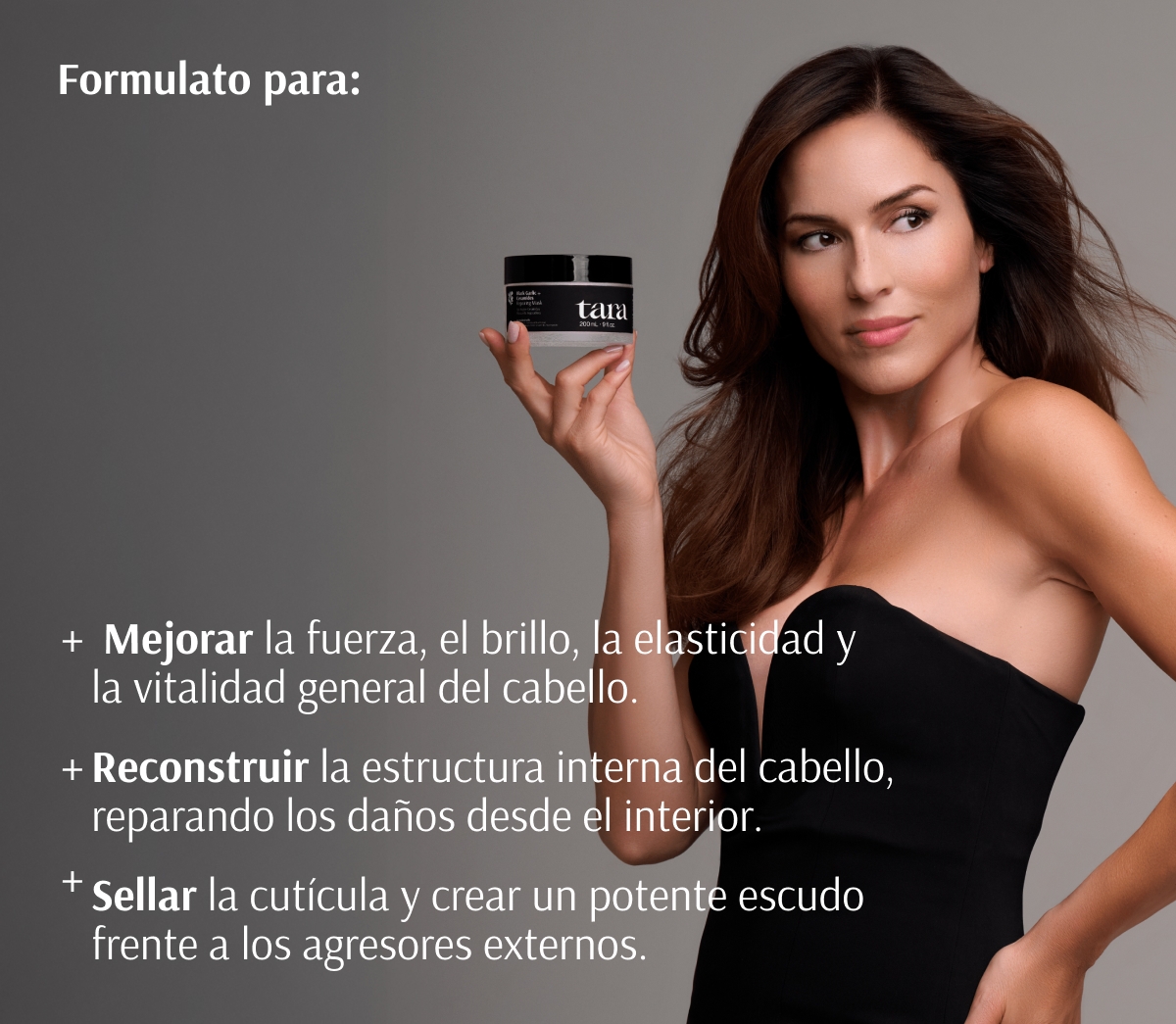 TARA AJO NEGRO + CERAMIDAS MASCARILLA REPARADORA 200ml - Imagen 4