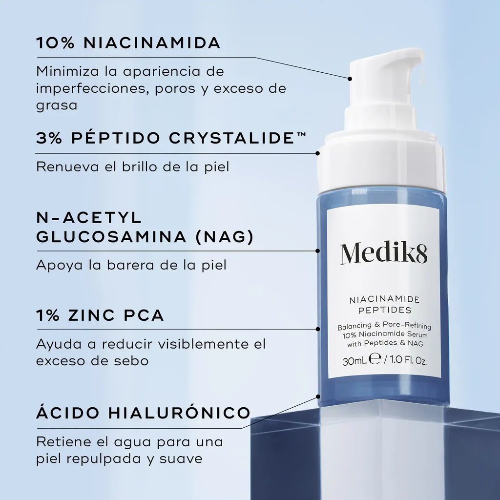 MEDIK8 NIACINAMIDE PEPTIDES 30ml - Imagen 4