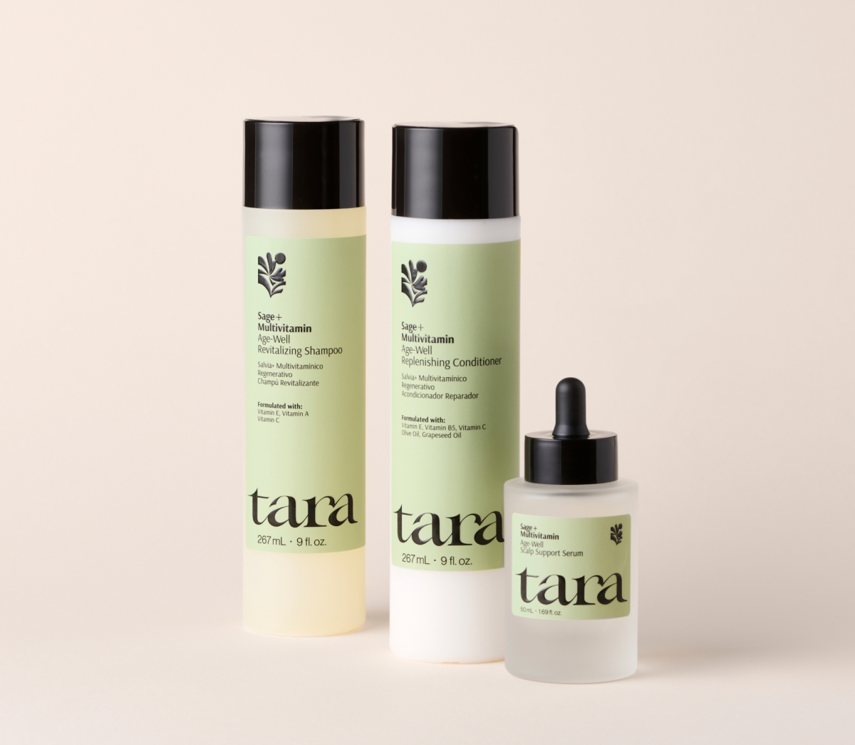 TARA SALVIA + MULTIVITAMINICO SERUM DE APOYO CAPILAR AGE-WELL 50ml - Imagen 8